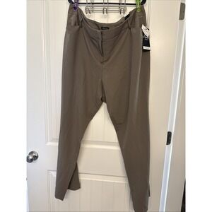 Woman's Relativity Dress Pants Curvy Fit Size 22W Beige/brown